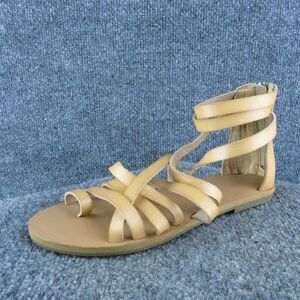 Mossimo Women Strappy Sandal Shoes Size 7 Medium‎ Brown Synthetic